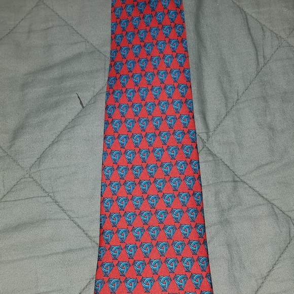 Vintage Hermes 100% Silk Tie - Picture 2 of 3
